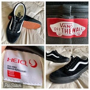 NWOB Vans Unisex Old Skool Pig Suede 751505 US M7.5/W9 Black/Black/White Skater